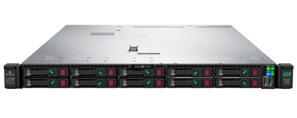 Zdjęcie Serwer HP Proliant DL360 G10 2x Xeon Platinum 8260 384Gb DDR4 2133P 10x noHDD(2x NVME) 2.5" S100i SR 2xPSU 800W