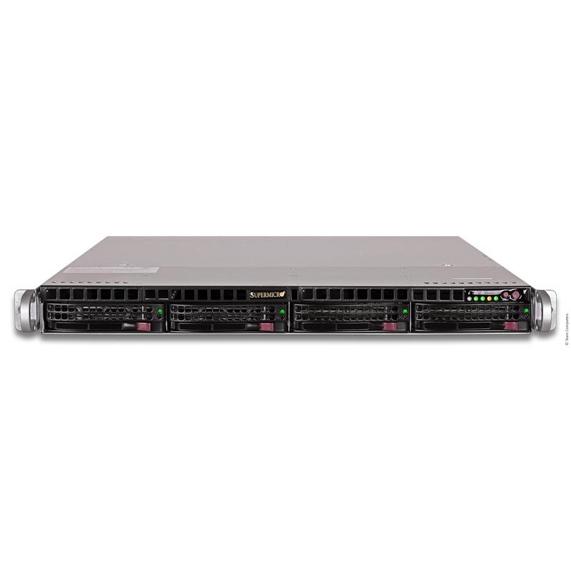 Szczegółowe zdjęcie Serwer Supermicro 6019U 2x Xeon Gold 6246 192Gb DDR4 2133P 4x noHDD 3.5" SATA/NVME , RAID C612 , 2*PSU 750W